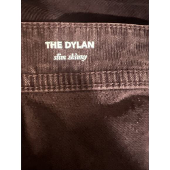 AG Adriano Goldschmied Dylan Men's 32x33 Slim Skinny Burgundy Corduroy Jeans - Picture 7 of 13